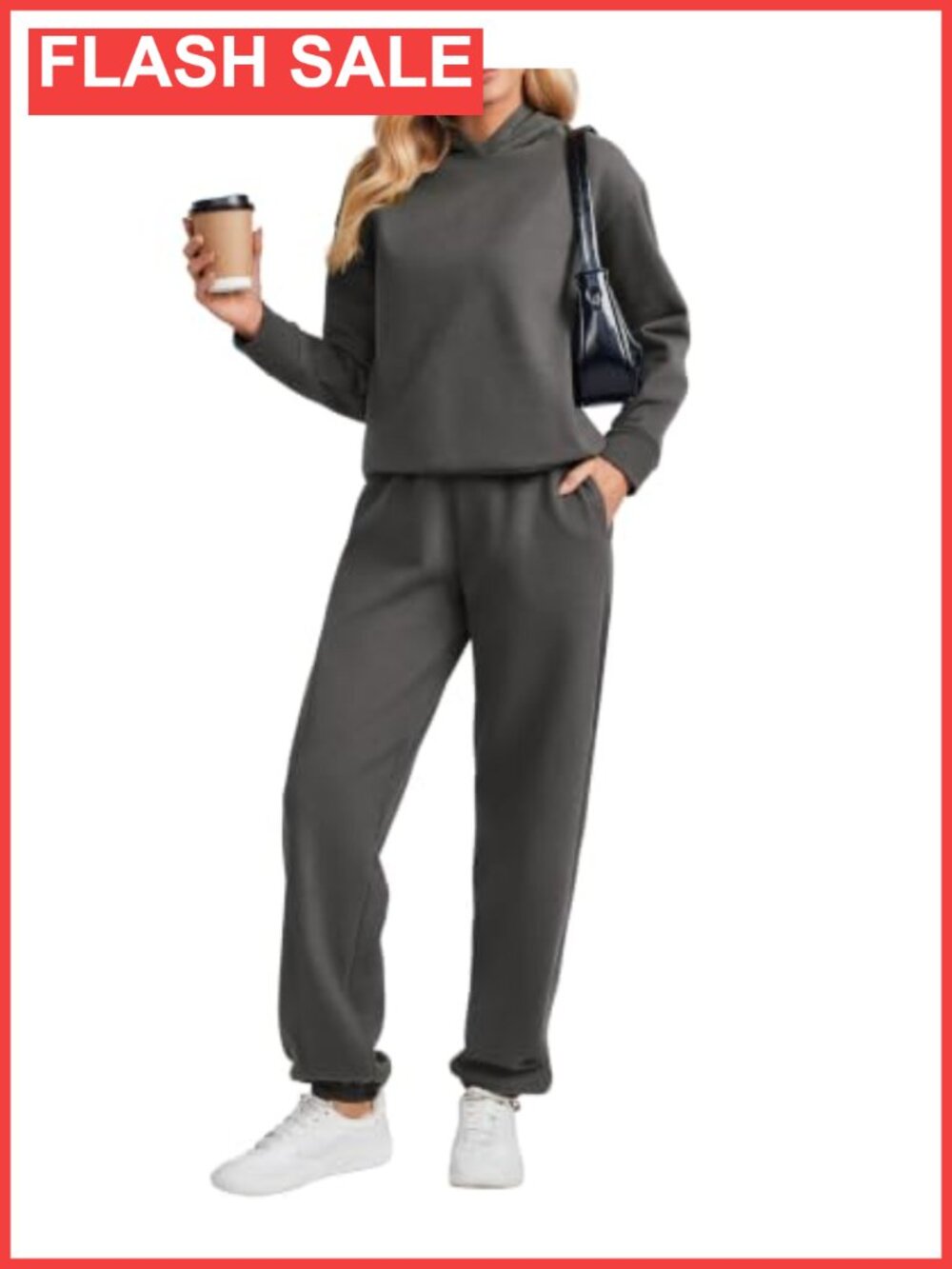 Fleece Lounge 2 Piece Set Women Matching Sweatsuit